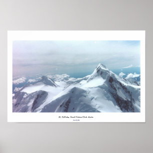 Poster Le mont McKinley, parc national de Denali, Alaska