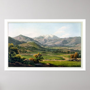 Poster Le mont Olympe, vu entre Larissa et Baba, p