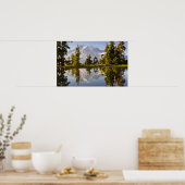 Poster Le Mont Rainier se reflète dans une tarte près de (Cuisine)