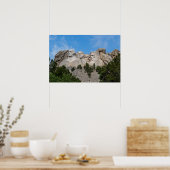 Poster Le Mont Rushmore au printemps (Cuisine)