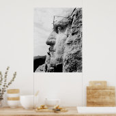Poster Le Mont Rushmore en construction (Cuisine)