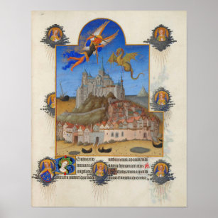 Poster Le Mont-Saint-Michel - La messe de Saint-Michel