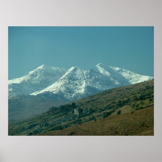 Poster Le mont Snowdon (Devant)