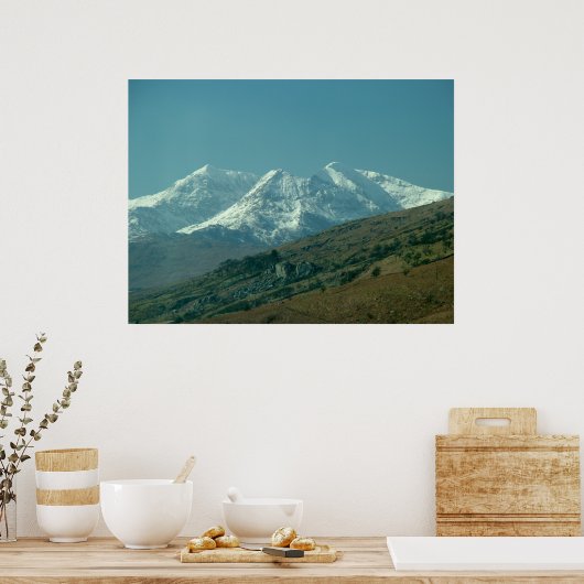 Poster Le mont Snowdon (Cuisine)