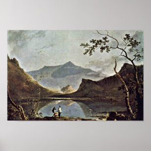 Poster Le Mont Snowdon De Llyn Nantlle Vu Par Wilson Ric