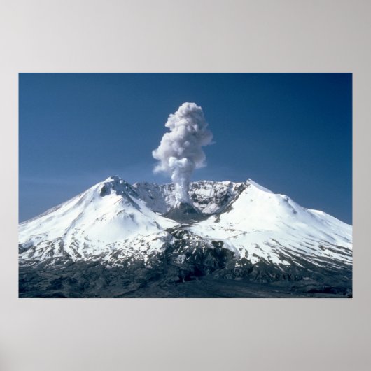 Poster Le Mont St. Helens (Devant)