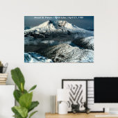 Poster Le Mont St. Helens (Bureau à domicile)