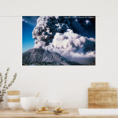 Poster Le Mont St. Helens Lui Frappe Le Haut (Cuisine)
