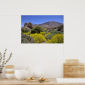 Poster Le mont Teide sur l'île des Canaries (Cuisine)