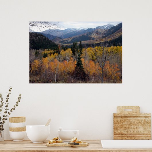 Poster Le mont Timpanogos, Utah (Cuisine)