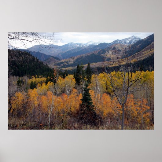 Poster Le mont Timpanogos, Utah (Devant)