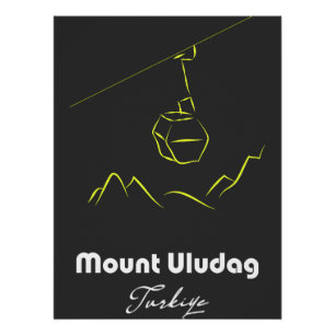 Poster Le mont Uludag Turkiye
