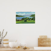 Poster Le Mont Whiteface du lac à distance (Cuisine)