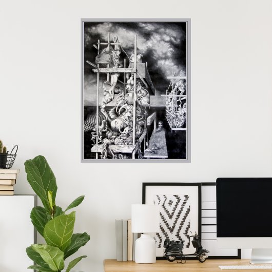 POSTER LE MONUMENT DE CTULHU (Bureau à domicile)