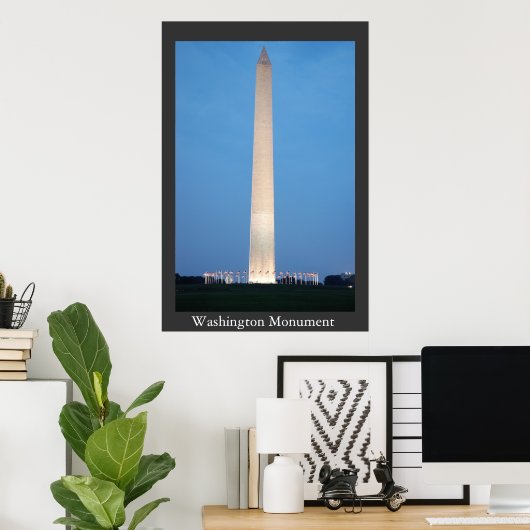 Poster Le monument de Washington (Bureau à domicile)