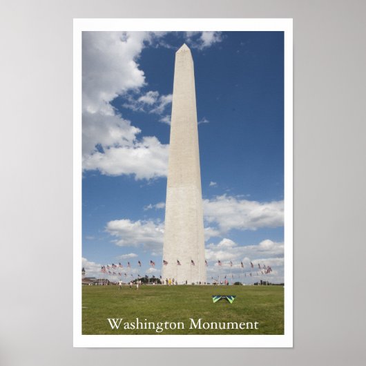 Poster Le monument de Washington (Devant)