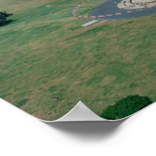 Poster Le monument de Washington, construit de 1848 à 188 (Coin)