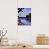 Poster Le Monument National à Washington D.C. (Cuisine)