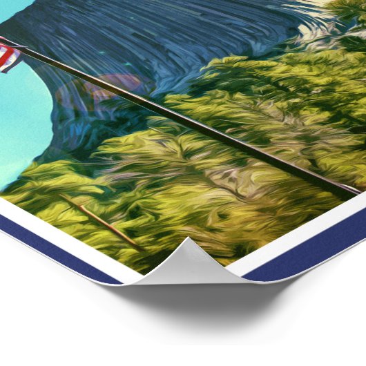 POSTER LE MONUMENT NATIONAL DE DEVILS TOWWER - WYOMING US (Coin)