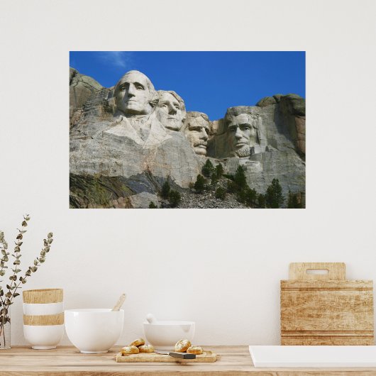 Poster Le Monument Présidentiel du Mont Rushmore (Cuisine)