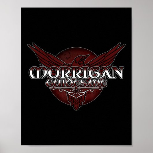 Poster Le Morrigan, Déesse Celtique De La Guerre, Pagan,  (Devant)