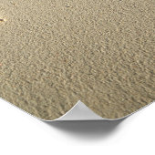 Poster Le mot "Hope" sur la plage (Coin)