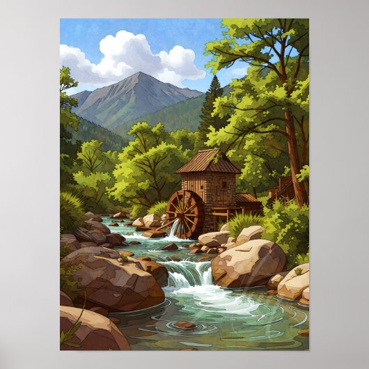 Poster Le Moulin (Devant)