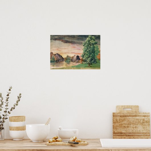 Poster Le moulin à eau, 1495-97 (Cuisine)