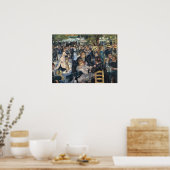 Poster Le Moulin de la Galette de Renoir (Cuisine)