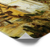 Poster Le Moulin de la Galette par Vincent van Gogh (Coin)