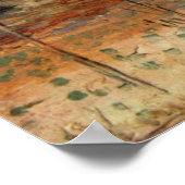 Poster Le Moulin de la Galette par Vincent van Gogh (Coin)