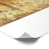 Poster Le Moulin de la Galette par Vincent van Gogh (Coin)