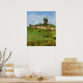 Poster Le Moulin de la Galette par Vincent van Gogh (Cuisine)