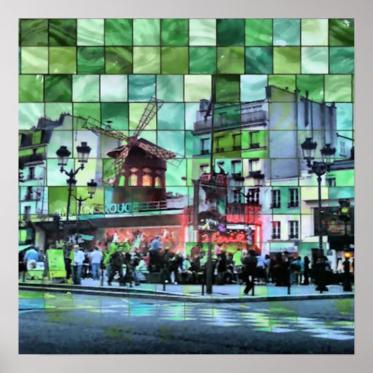 Poster le moulin rouge (Devant)