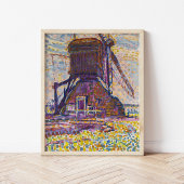 Poster Le moulin Winkel | Piet Mondrian