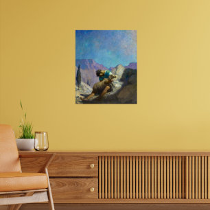 Poster Le mouton perdu par Newell Convers Wyeth