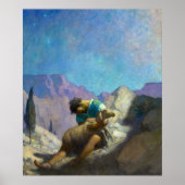 Poster Le mouton perdu par Newell Convers Wyeth (Devant)