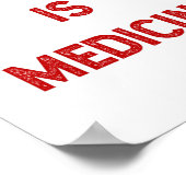 Poster Le mouvement est la médecine Exercice Inspiration (Coin)