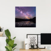 Poster 'Le moyen le plus clair d'accéder à l'univers' cit (Bureau à domicile)