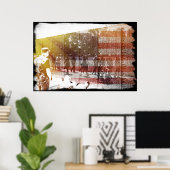 Poster Le Mur (Bureau à domicile)