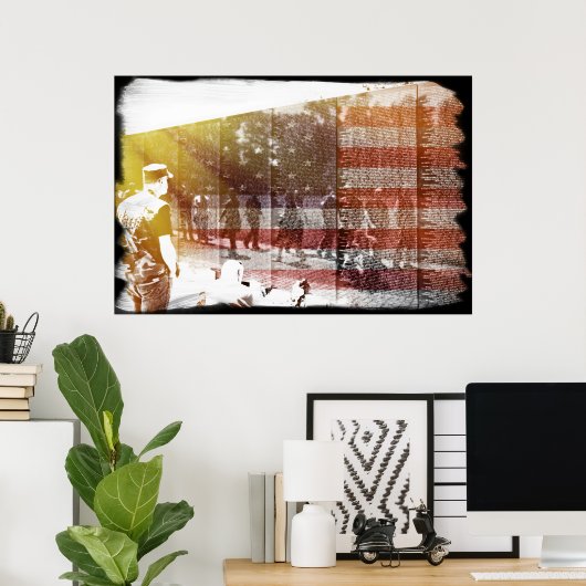 Poster Le Mur (Bureau à domicile)