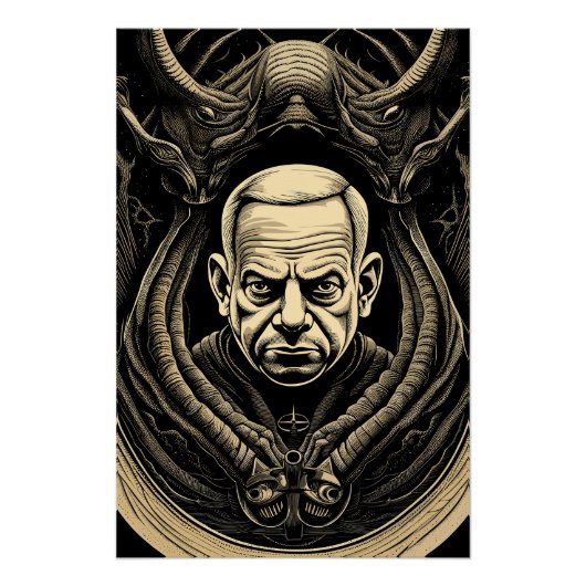 Poster Le mur Benjamin Netanyahu (Devant)
