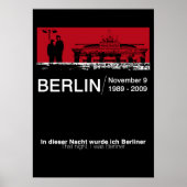 Poster Le mur de Berlin (Devant)