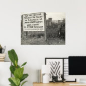 Poster Le mur de Berlin dans un quartier (Bureau à domicile)