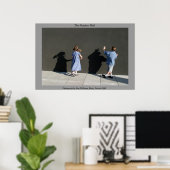 Poster Le mur de l'ombre (Bureau à domicile)