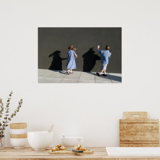 Poster Le mur de l'ombre (Cuisine)