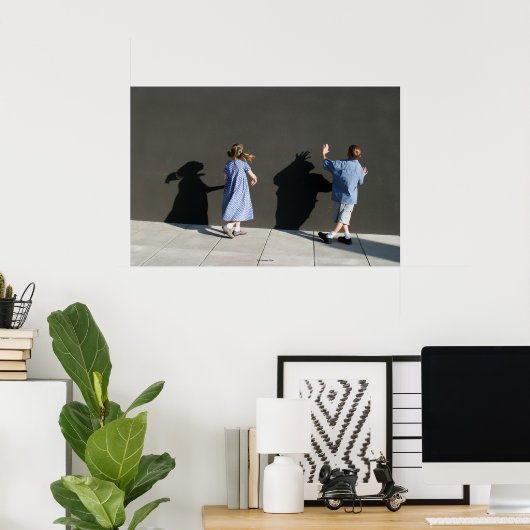 Poster Le mur de l'ombre (Bureau à domicile)