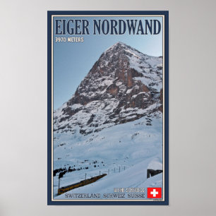 Poster Le mur nord de l'Eiger