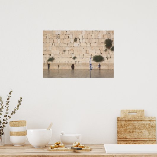 Poster Le Mur Occidental, Jérusalem (Cuisine)