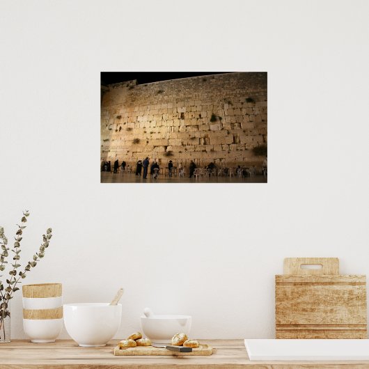 Poster Le Mur Occidental, Jérusalem (Cuisine)
